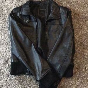 Express leather jacket